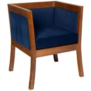 Sitial Madera Vista Azul