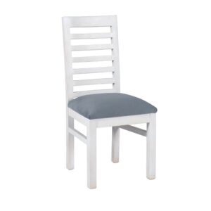 Sillas escalera blanca/Gris