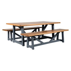 Comedor Tunquen - Gris/Miel