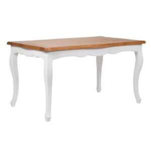 Mesa Comedor Provenzal - Blanco-Miel